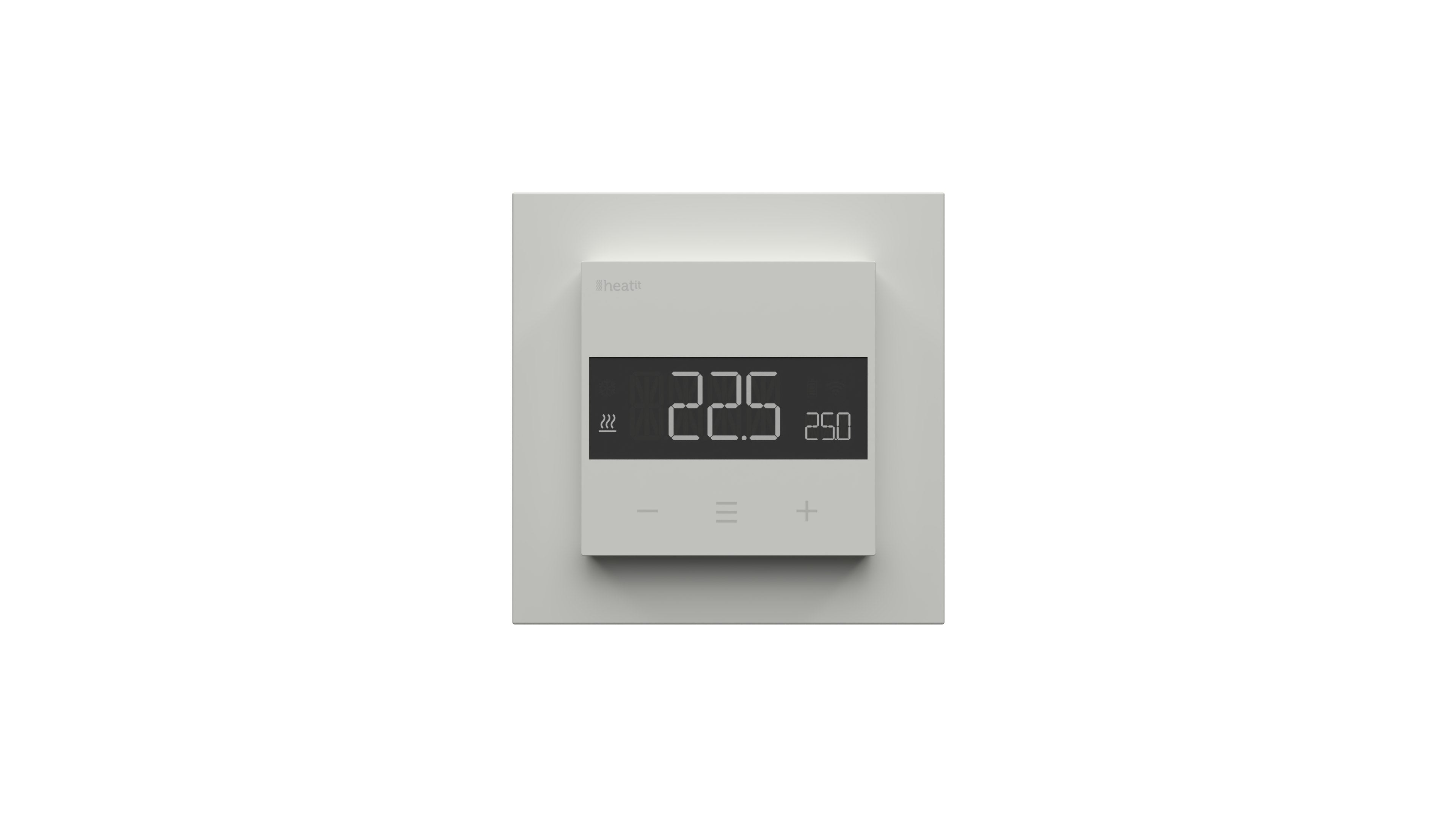 Heatit WiFi6 Thermostat White RAL 9003 3600W 16A